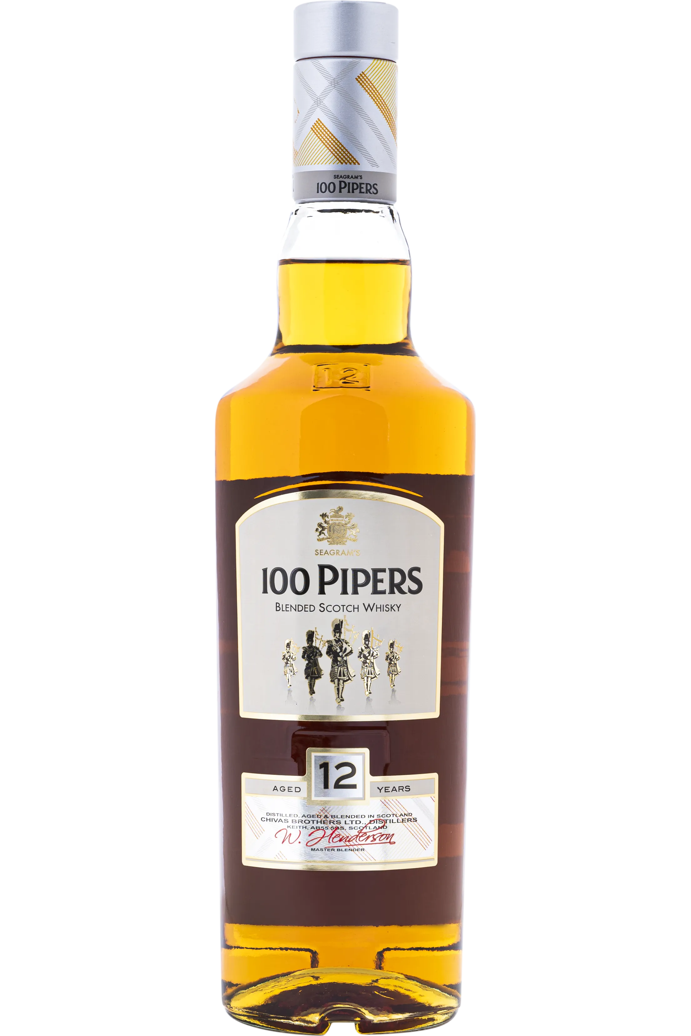 100 Pipers 12 Year Old Blended Scotch